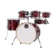 Mapex Mars Maple 22'' 6pc Rock Fusion Shell Pack, Merlot Satin