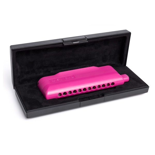 Hohner CX-12 Chromatic Harmonica, Pink