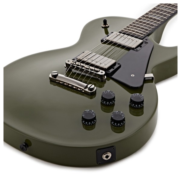 Gibson Les Paul Studio Dark, Olive Drab #214750256 at Gear4music