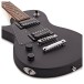 3/4 New Jersey Left Handed Electric Guitar by Gear4music, Black