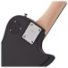 3/4 New Jersey Left Handed Electric Guitar by Gear4music, Black