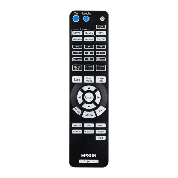 Epson EH-LS9000B High-Performance 4K Laser Projector, Black remote
