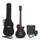 3/4 New Jersey Electric Guitar Black, Mini Guitar Amp Pack