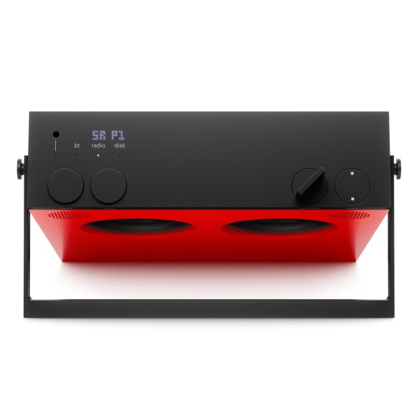 OB-4 Bluetooth Speaker, Red - Top