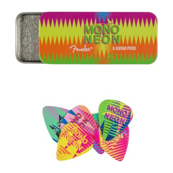 Fender Mononeon Pick Tin - 6 Pack
