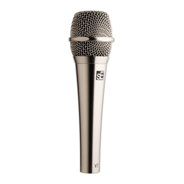 sE Electronics V7 Dynamic Microphone, Nickel, side