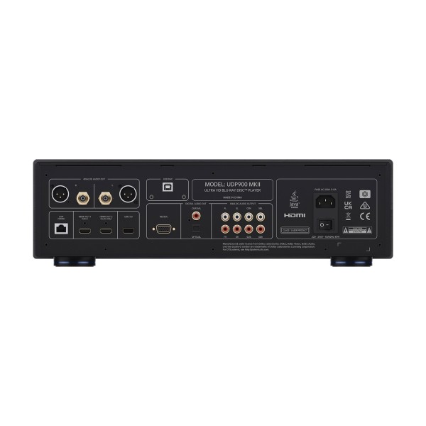 Magnetar UDP900 MKII Universal 4K Ultra HD Blu-Ray Player rear 