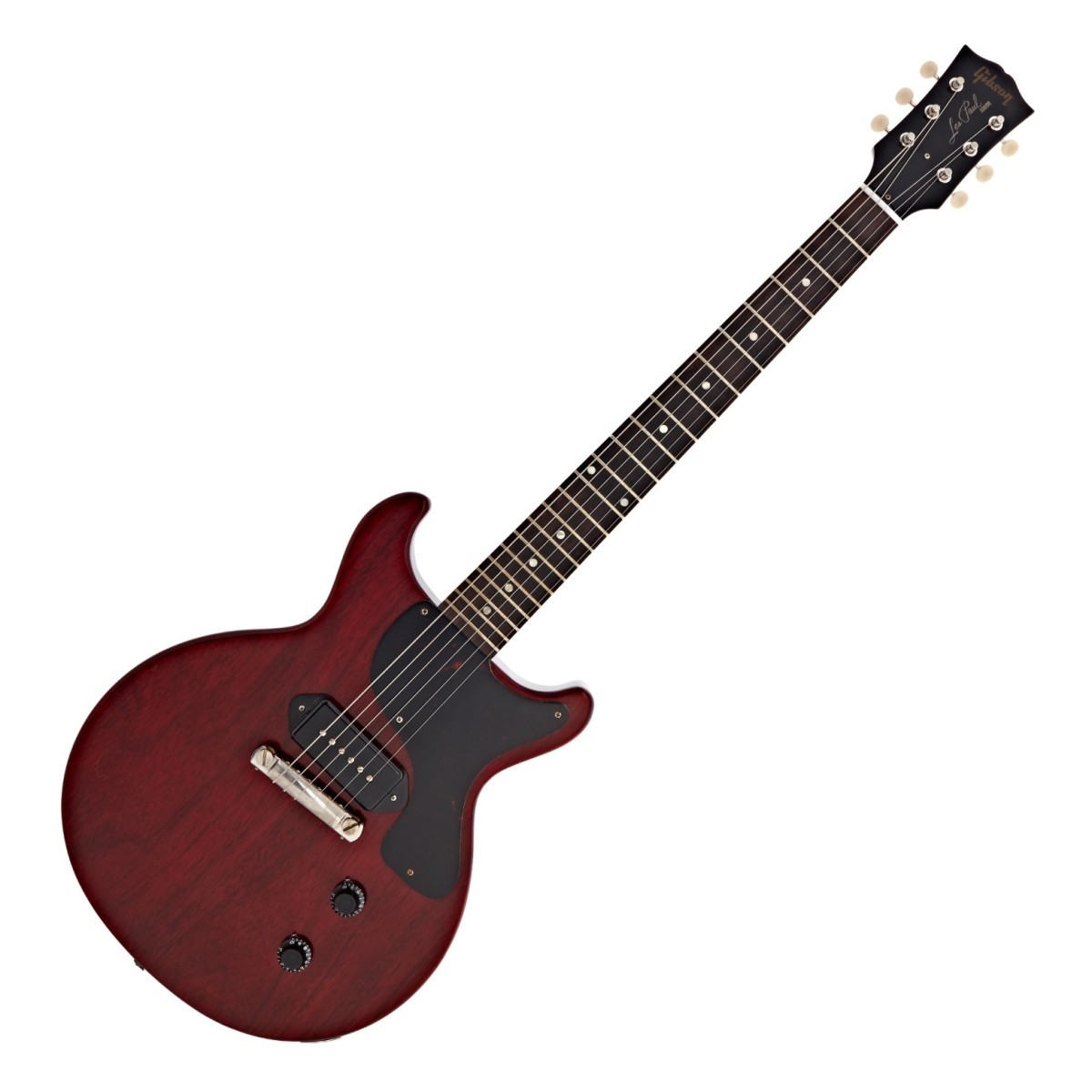 Click to view product details and reviews for Gibson Custom 1958 Les Paul Junior Double Cut Reissue Vos Cherry Red 841692.