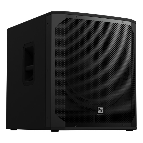 Electro-Voice Eviva 18P Portable Powered Subwoofer, Left Angle