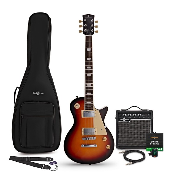 New Jersey Select Electric Guitar Sunburst, 10W Guitar Amp & Accessory Pack