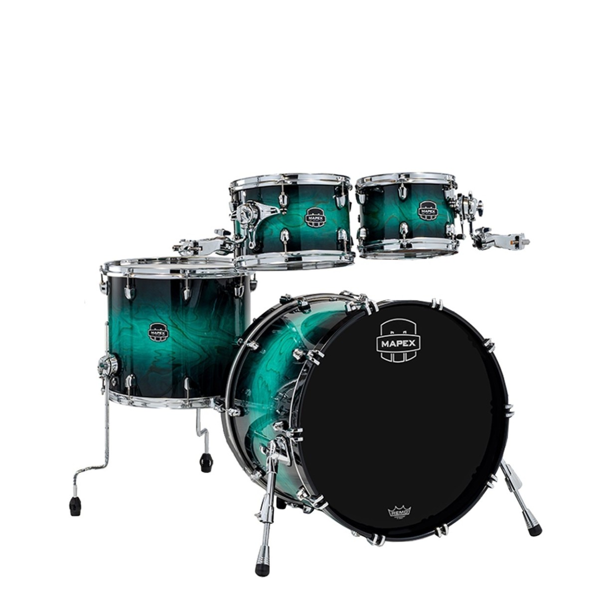 Click to view product details and reviews for Mapex Saturn Vi 22 4pc Saturn Vi Fast Rock Shell Pack Marine Teal Burst.