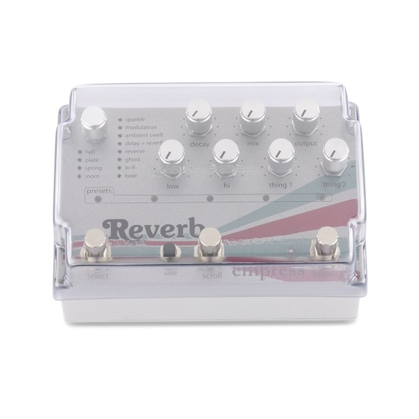 Empress Effects Zoia, Echosystem, Reverb Pedal Cover - Top
