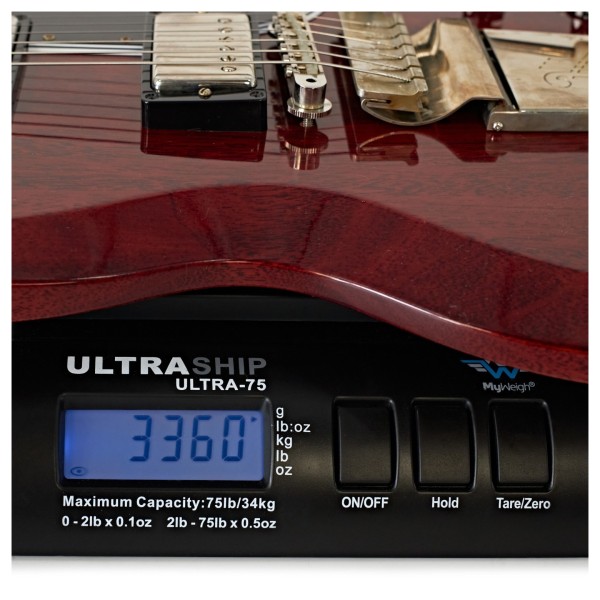 Gibson Custom 1964 SG Standard Reissue Maestro Vibrola VOS, Cherry Red #500554 - weight shot