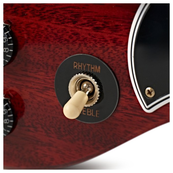 Gibson Custom 1964 SG Standard Reissue Maestro Vibrola VOS, Cherry Red #500554 - pickup selector