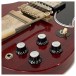 Gibson Custom 1964 SG Standard Reissue Maestro Vibrola VOS, Cherry Red #500554 - controls