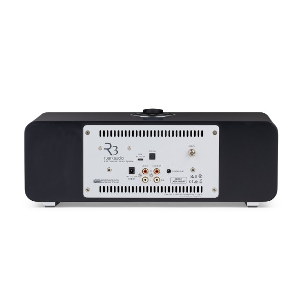 Ruark Audio R3S Compact Music System, Charcoal 5 