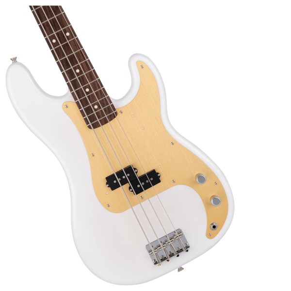 Fender Made in Japan Traditional 50s Precision Bass RW, White Blonde - hardware