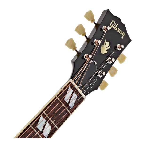 Gibson J-185 Original, Vintage Sunburst - headstock