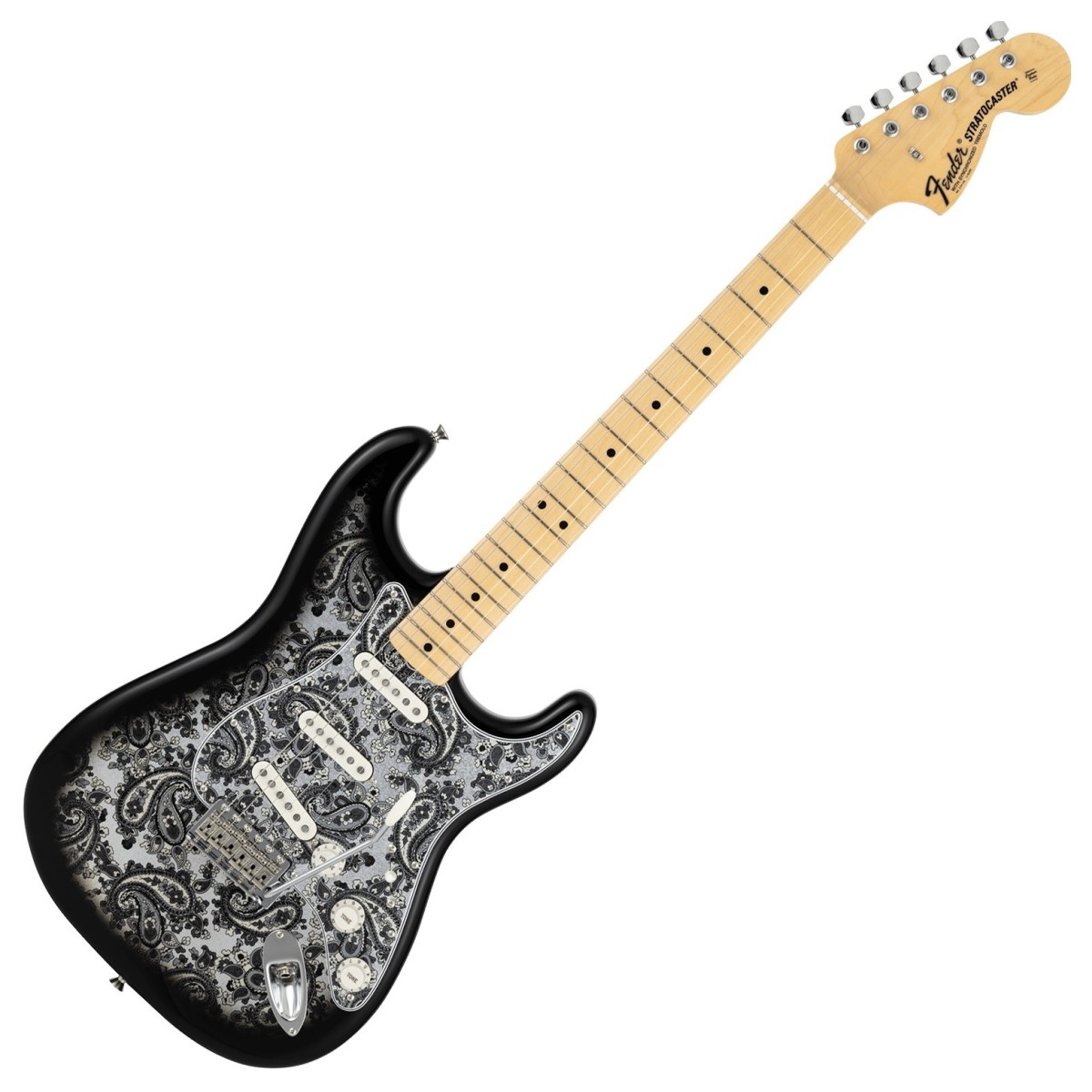 Click to view product details and reviews for Fender Made In Japan Limited Stratocaster Mn Black Paisley.