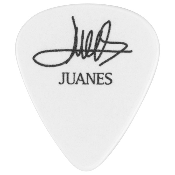 Fender Juanes 351 Celluloid Picks (6) - white with signature