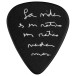 Fender Juanes 351 Celluloid Picks (6) - black with lyrics