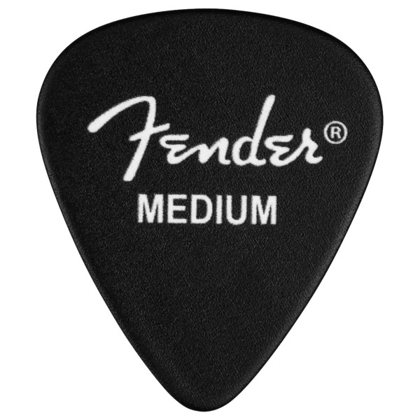 Fender Juanes 351 Celluloid Picks (6) - Fender logo on black