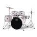 Mapex Comet Series Compact 20'' Fusion Drum Kit, White Thin Grain