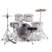 Mapex Comet Series Compact 20'' Fusion Drum Kit, White Thin Grain