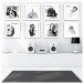 Show And Listen LP Frame 8 Pack, White - Frames Front