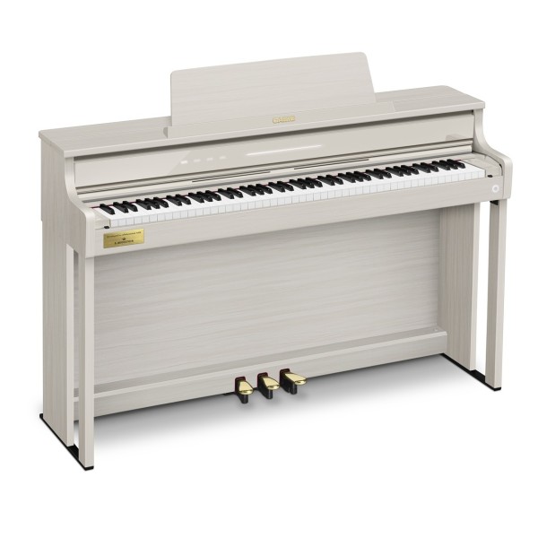 Casio AP-750 Digital Piano, Grey Beige - Angle