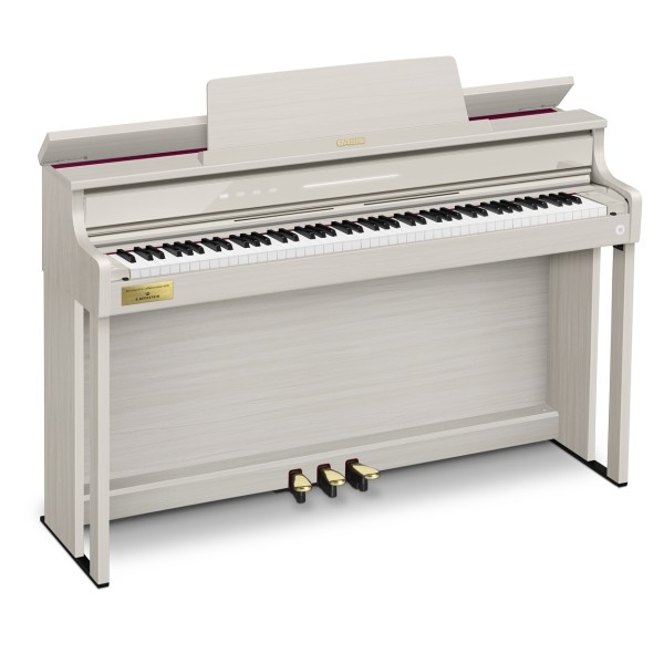 Casio AP-750 Digital Piano, Grey Beige - Angle