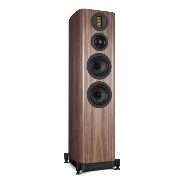 Wharfedale Evo 5.4 Floorstanding Speakers (Pair), Walnut - Left side view