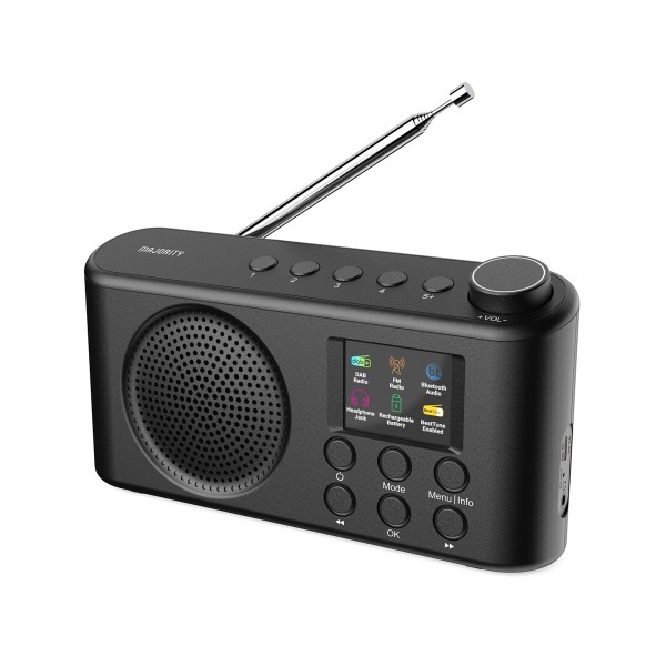 Main  Majority Orwell Pro DAB Radio, Black