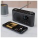 Majority Orwell Pro DAB Radio, Black - front 