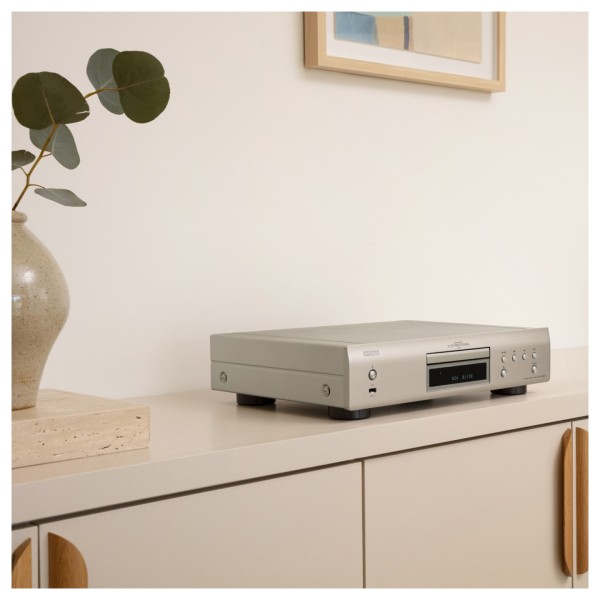 Denon DCD-900NE CD Player w/ USB, Silver - Lifestyle 