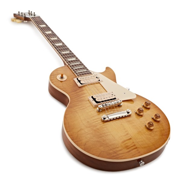 Gibson Les Paul Standard 50s Double Trouble, Vintage Honey Burst Gloss #213450087 - angled shot