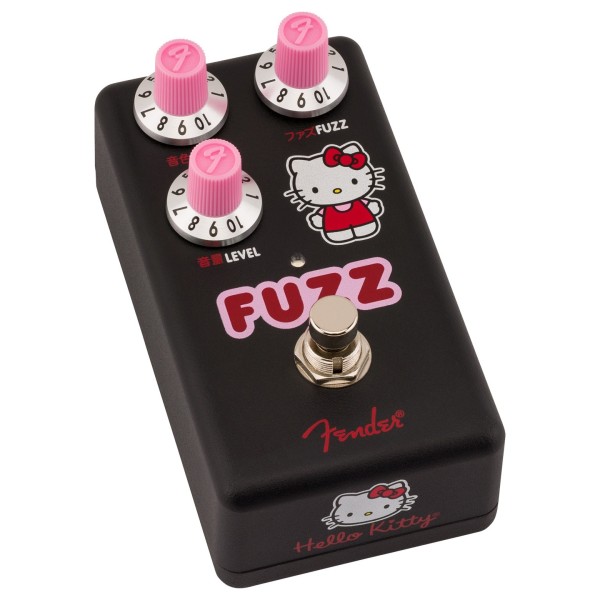 Fender x Hello Kitty Black Fuzz Pedal at Gear4music