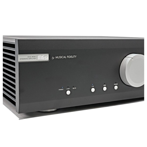 Musical Fidelity M6si Amplifier & KEF R3 Meta Bookshelf Speakers Hi-Fi Bundle, Black 8