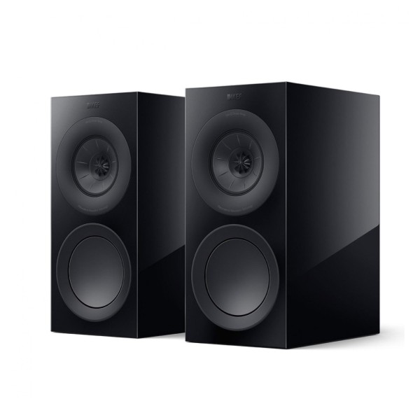 KEF R3 Meta Bookshelf Speakers (Pair), Black Gloss 1 