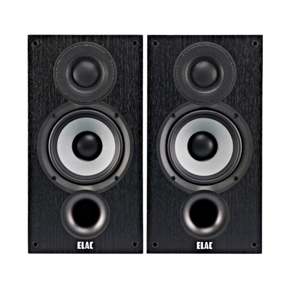 ELAC Debut F6.2 5.1 Speaker Package, Black Ash 2 