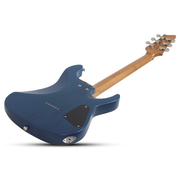 Schecter C-1 Standard Plus Left Handed, Blue Fade - back
