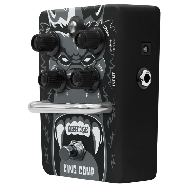 Orange King Comp VCA Compressor Pedal - right angled shot