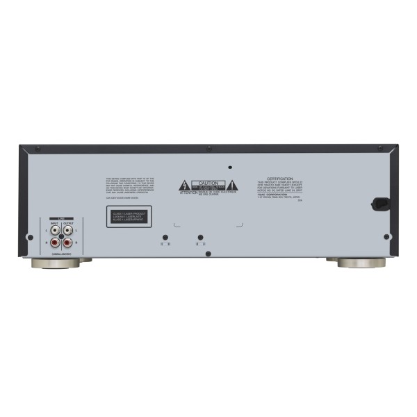 TEAC AD-850-SE CD-player/Cassette Deck, rear view