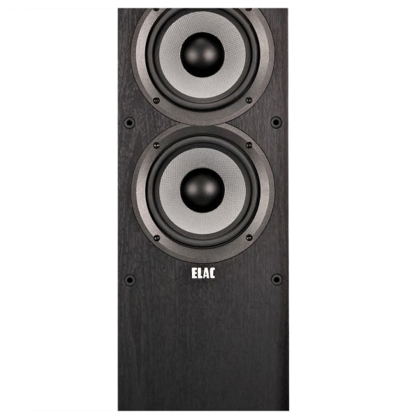 ELAC Debut F5.2 Floorstanding Speakers (Pair), Black Ash 7 