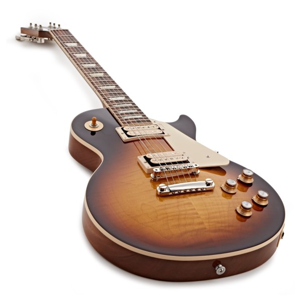 Gibson Les Paul Standard 60s Double Trouble, Vintage Tobacco Burst​ Gloss #223250201 - angled shot