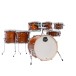 Mapex Mars Maple 22'' 7pc Studioease Shell Pack, Merlot Satin