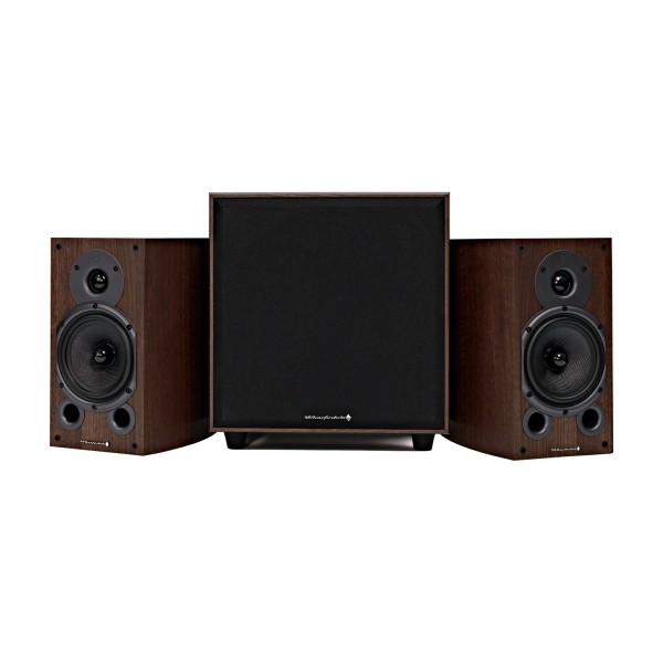 Wharfedale Diamond 9.1 and SW-150 Speaker Package, Walnut