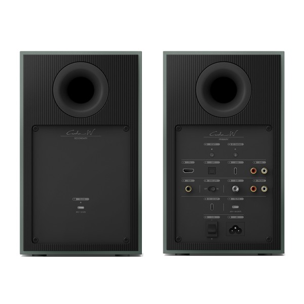 KEF Coda W Bookshelf Speakers (Pair), Moss Green 3