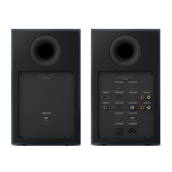 KEF Coda W Bookshelf Speakers (Pair), Midnight Blue 3