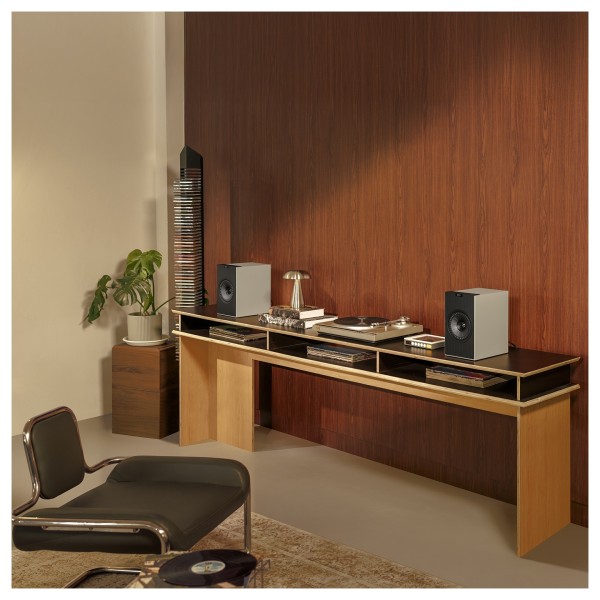 KEF Coda W Bookshelf Speakers (Pair), Nickle Grey ls3